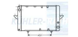 Wasserkhler passend fr Renault