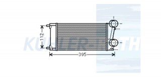 Ladeluftkhler passend fr Citron/Peugeot