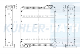 Wasserkhler passend fr Massey Ferguson