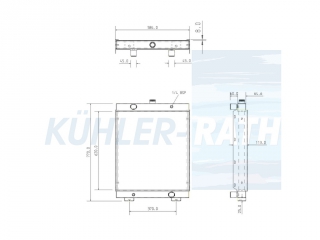 Wasserkhler passend fr Himoinsa/Yanmar