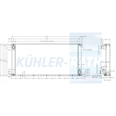 Wasserk�hler passend f�r Caterpillar/Sandvik
