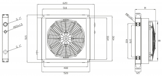 lkhler passend fr GR300S hydraulisch ziehend