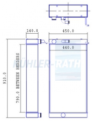 Wasserk�hler passend f�r Liebherr