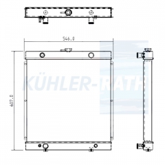 Wasserkhler passend fr Bruno/Kohler/Perkins/SDMO