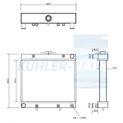 Wasserk�hler passend f�r John Deere