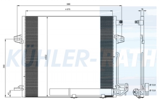 Kondensator passend fr Mercedes-Benz