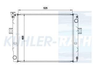 Wasserkhler passend fr Toyota