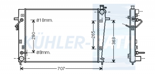 Wasserkhler passend fr Hyundai/Kia