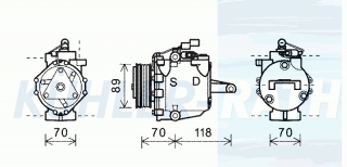 Kompressor passend fr Mitsubishi