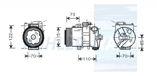 Kompressor passend fr VW