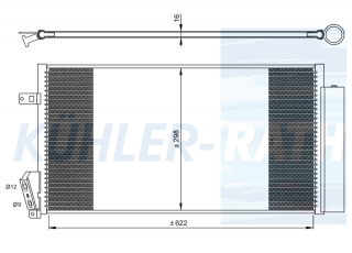 Kondensator passend fr Fiat/Opel