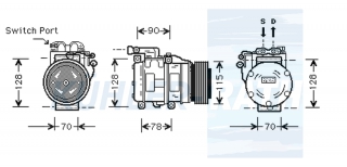 Kompressor passend fr Jaguar