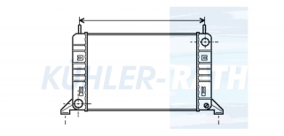 Wasserkhler passend fr Ford