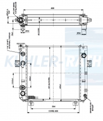 Wasserkhler passend fr Hyster/Yale