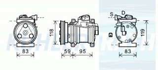 Kompressor passend fr Kia