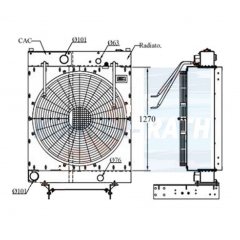 Kombik�hler passend f�r Caterpillar