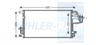 Kondensator passend fr Hyundai/Kia