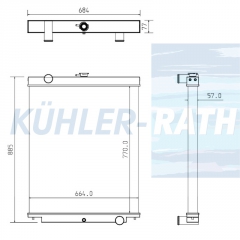 Wasserkhler passend fr Hitachi