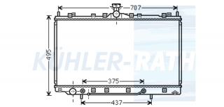 Wasserkhler passend fr Mitsubishi