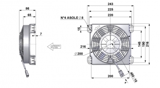 Ventilator passend fr Comex