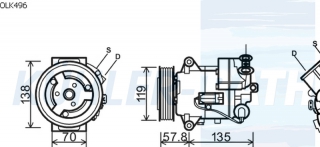 Kompressor passend fr Opel