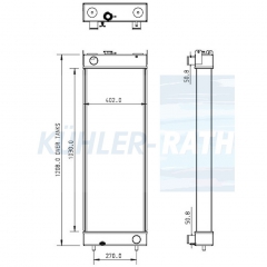Wasserk�hler passend f�r Komatsu