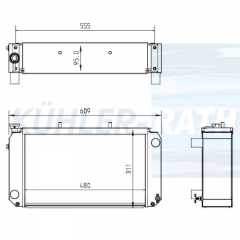 Wasserkhler passend fr Hyster/Yale