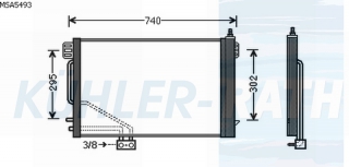 Kondensator passend fr Mercedes-Benz