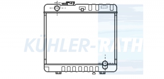 Wasserkhler passend fr Mercedes-Benz