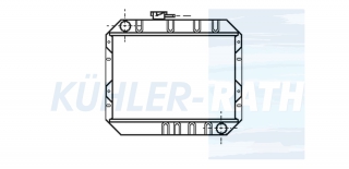 Wasserkhler passend fr Ford