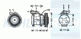 Kompressor passend fr Honda