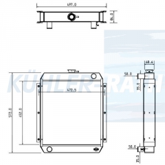 Wasserkhler passend fr Mitsubishi