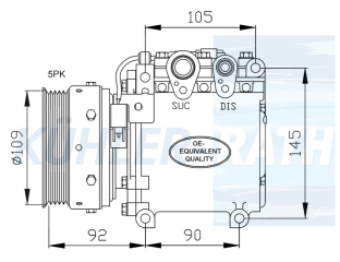 Kompressor passend fr Mitsubishi