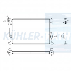 Wasserkhler passend fr Toyota