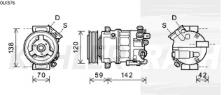 Kompressor passend fr Opel/Saab