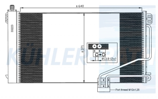 Kondensator passend fr Mercedes-Benz