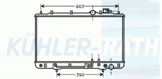 Wasserkhler passend fr Hyundai