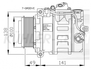 Kompressor passend fr Mercedes