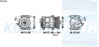 Kompressor passend fr Alfa/Fiat/Lancia