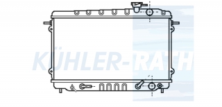 Wasserkhler passend fr Honda