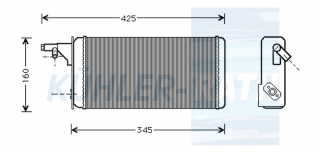 Heizkhler passend fr Iveco