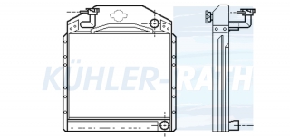 Wasserkhler passend fr Mercedes-Benz