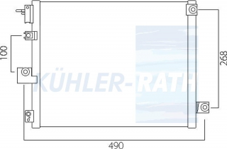 Kondensator passend fr Hyundai