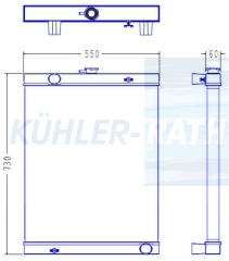 Wasserkhler passend fr Iveco