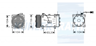 Kompressor passend fr Peugeot