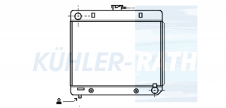 Wasserkhler passend fr Mercedes-Benz