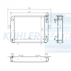 Wasserkhler passend fr Doosan