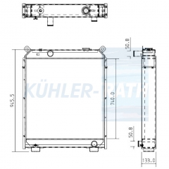 Wasserk�hler passend f�r Iveco