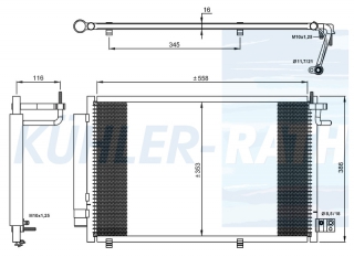 Kondensator passend fr Ford