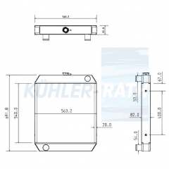 Wasserk�hler passend f�r Johnston
